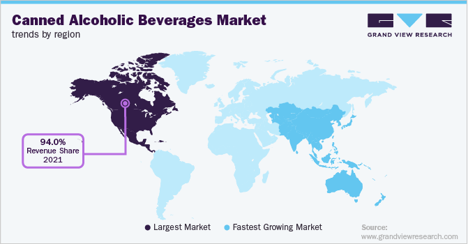 各地区罐装酒精饮料市场趋势