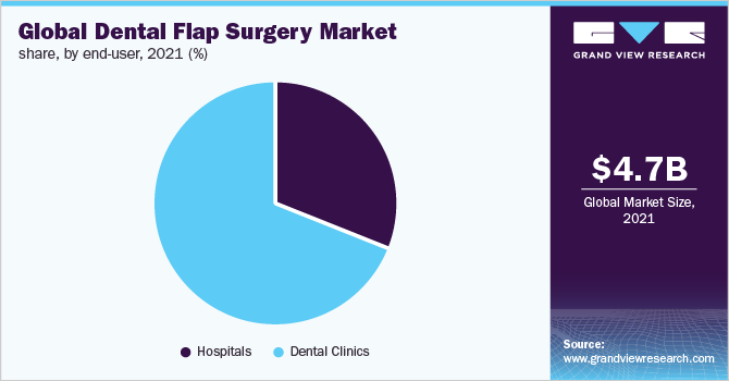 全球皮瓣手术市场占有率，各终端用户，2021年(%)
