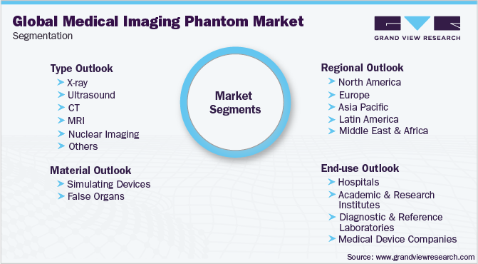全球医学影像幻像市场细分
