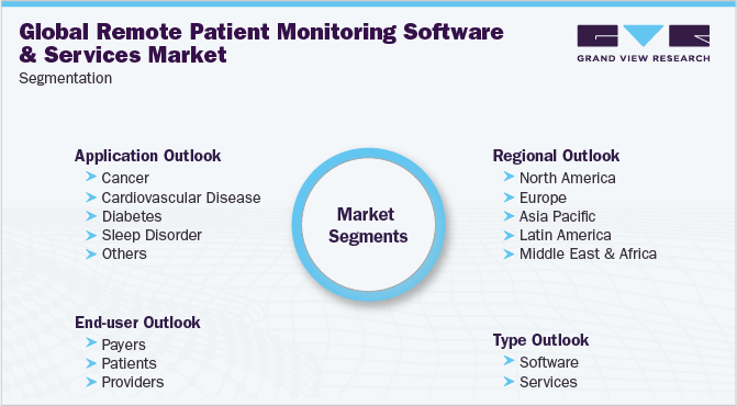 全球远程患者监测软件和服务市场细分