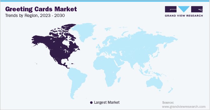 各地区贺卡市场趋势，2023 - 2030