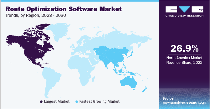 2023 - 2030年各地区路线优化软件市场趋势